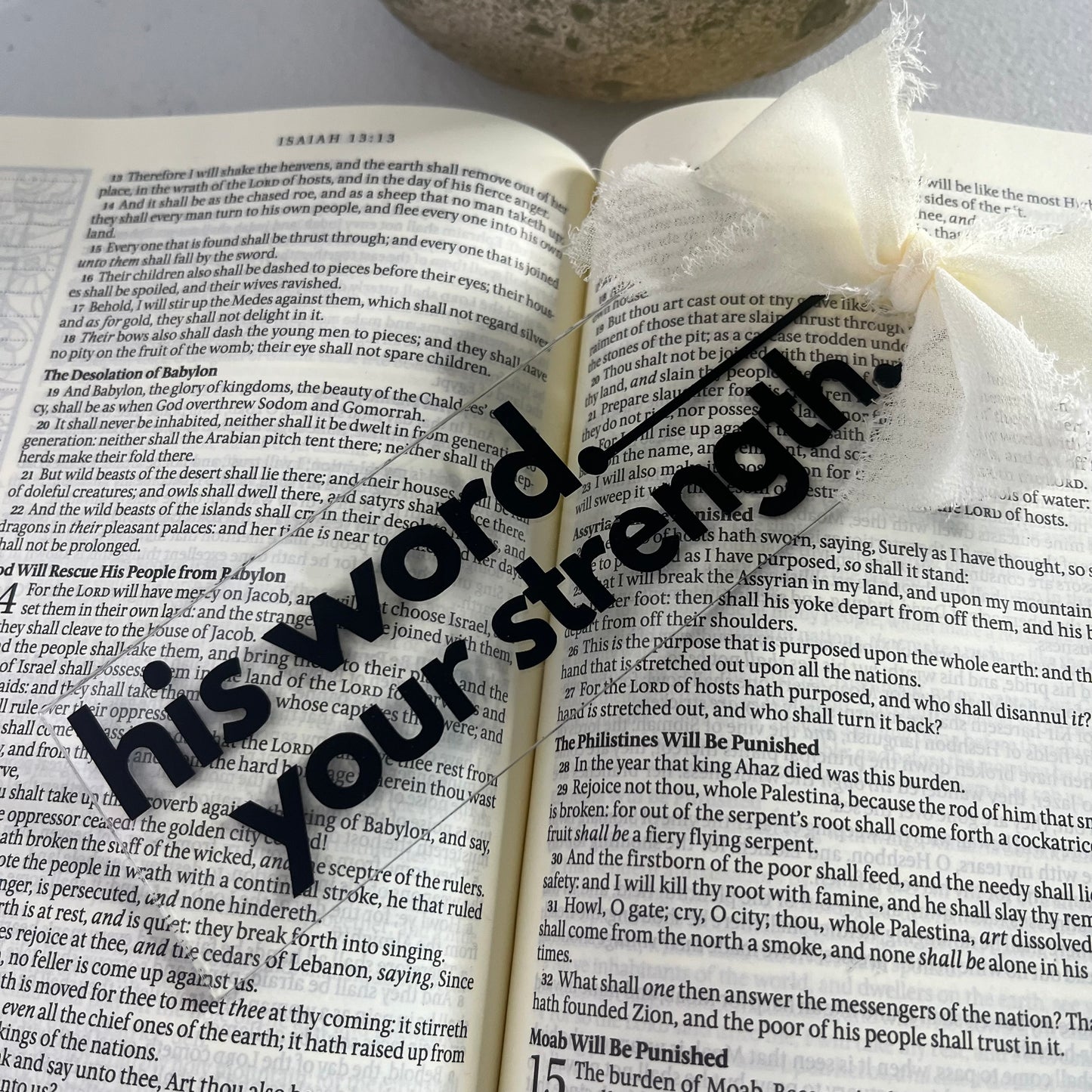His Word. Your Strength. Bookmarks