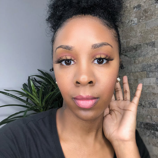 Small Square Earrings | Metal | Intuitive Lashes and Accessories
