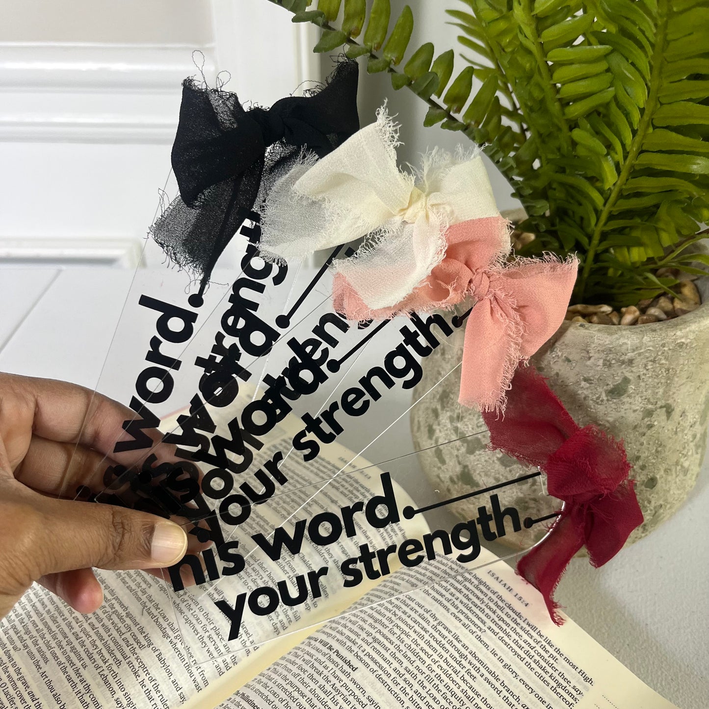 His Word. Your Strength. Bookmarks