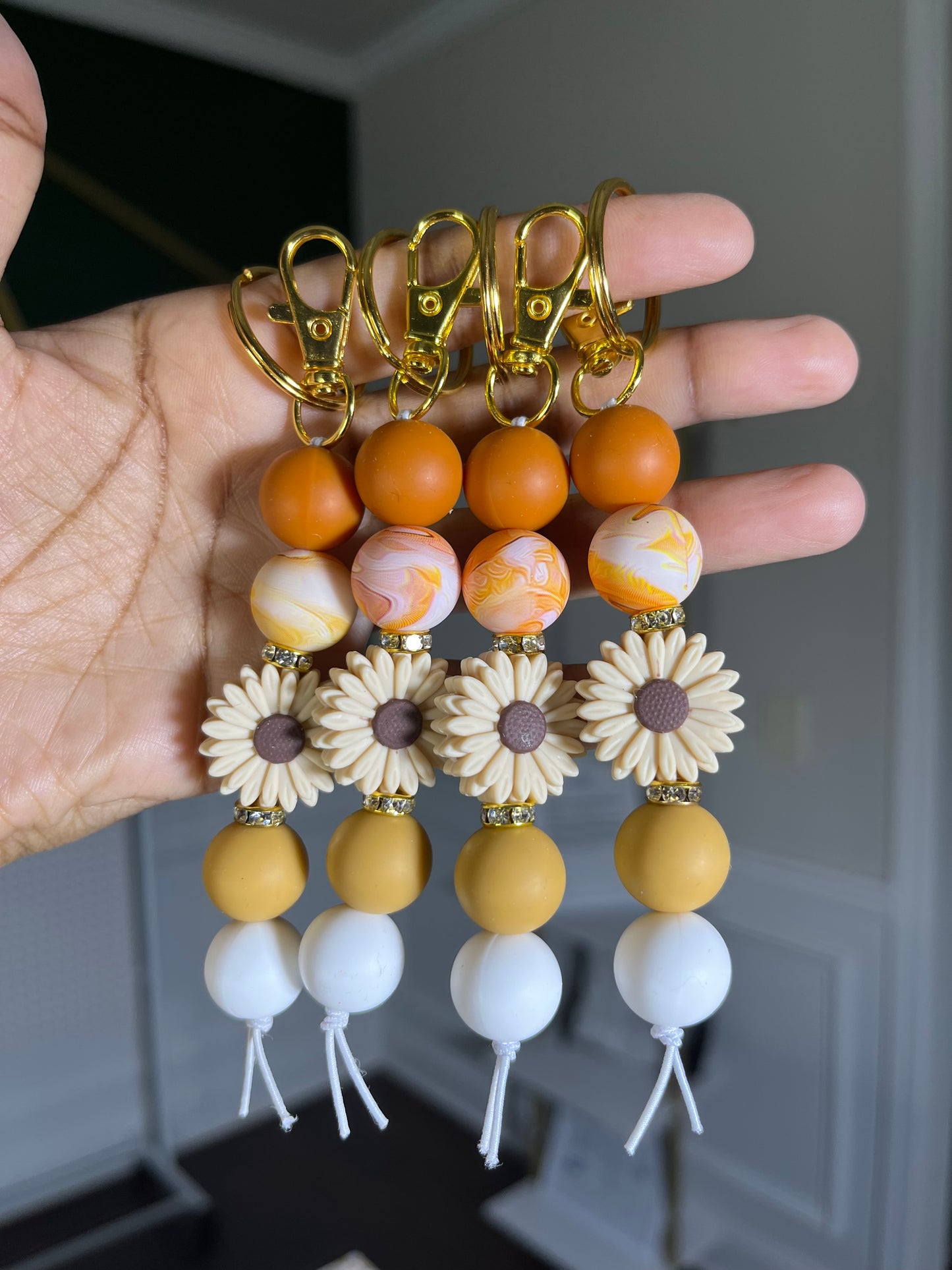 Daisy Charm Keychain| Bag Charm