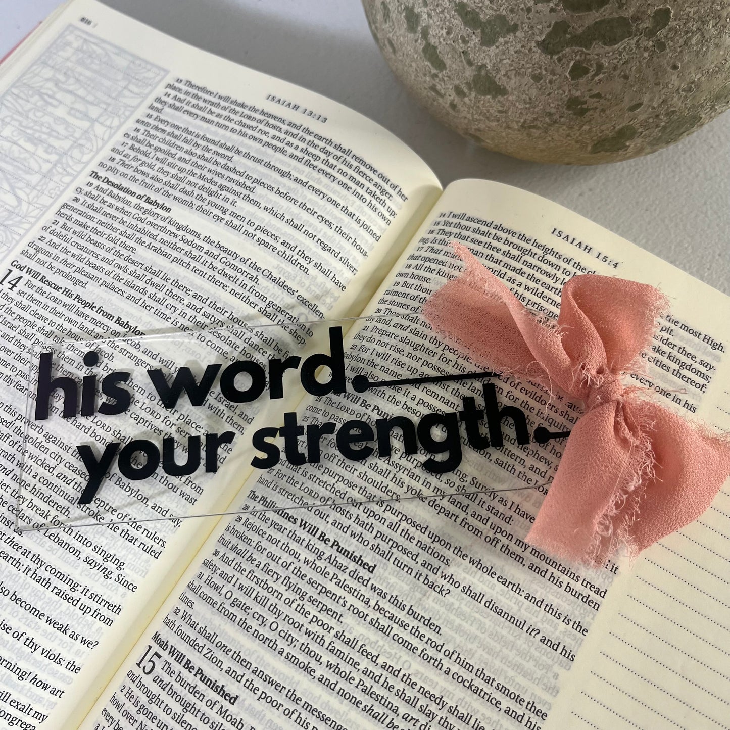 His Word. Your Strength. Bookmarks