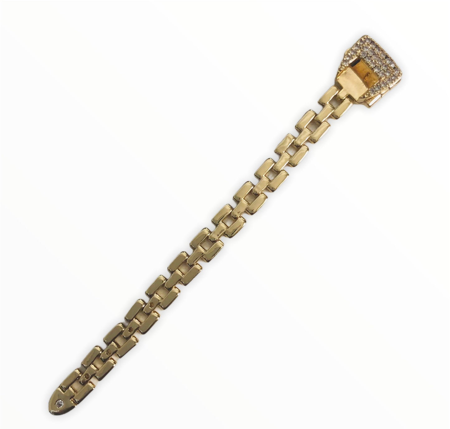 Gold Plated Adjustable Belt Buckle Rings