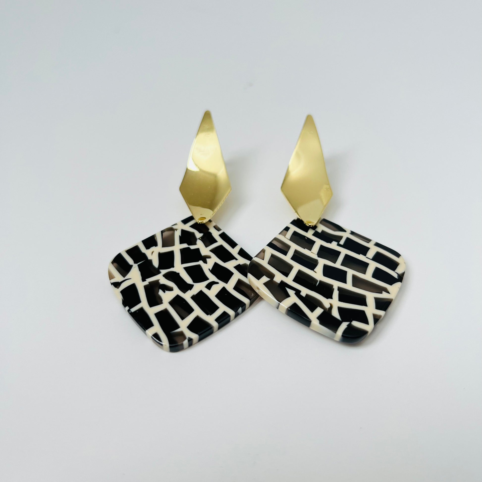 Acrylic 2025 leopard earrings